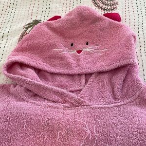 Company kids cat beach hoodie towel